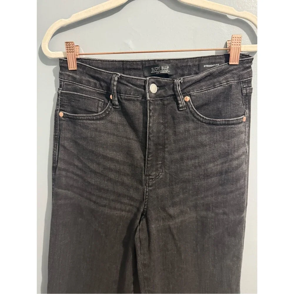 Judy Blue black straight-fit jeans Size 9/29 - Picture 2 of 7